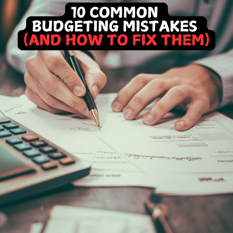 10 Common Budgeting Mistakes (And How to Fix Them)