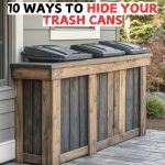 10 Ways To Hide Your Trash Cans