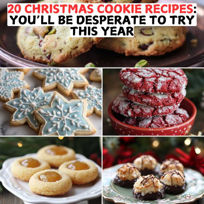 20 Christmas Cookie Recipes You’ll Be Desperate To Try This Year