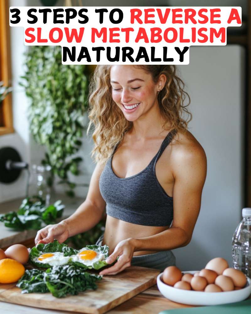 3 Steps To Reverse A Slow Metabolism Naturally