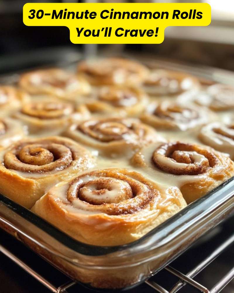 30-Minute Cinnamon Rolls You’ll Crave!