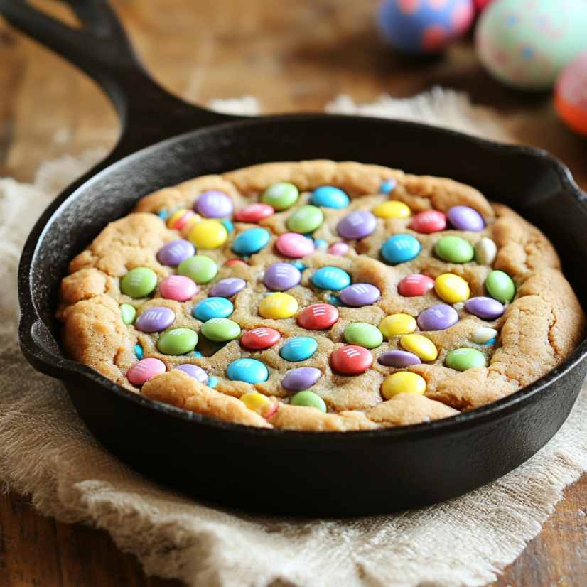 The Ultimate Easter Dessert: A Skillet Cookie Like No Other!