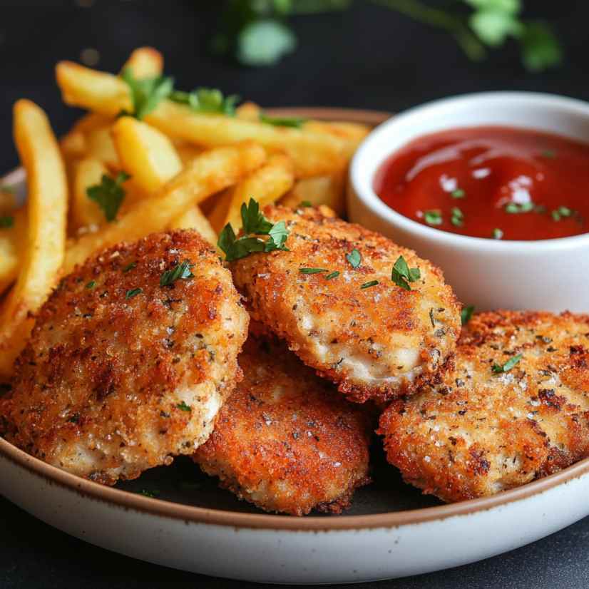 Air Fryer Chicken Rissoles