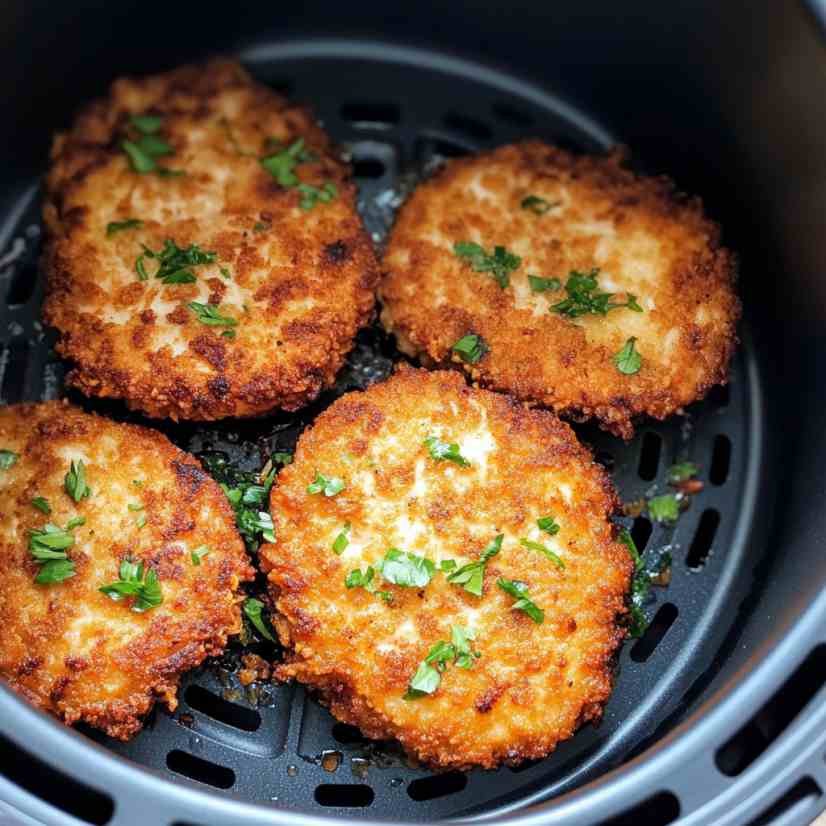 Air Fryer Chicken Rissoles