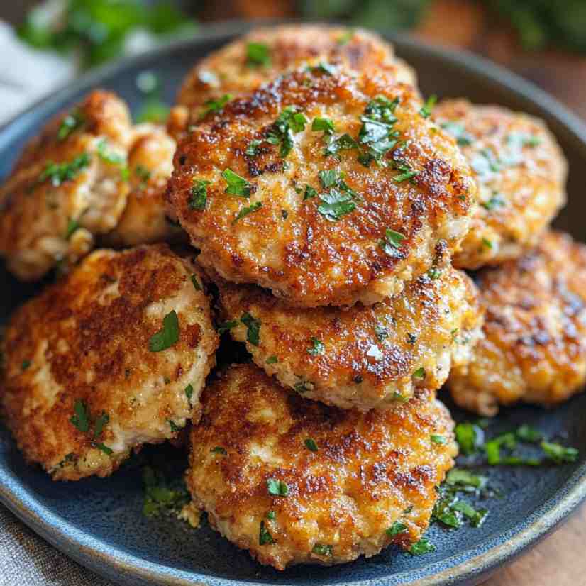 Air Fryer Chicken Rissoles