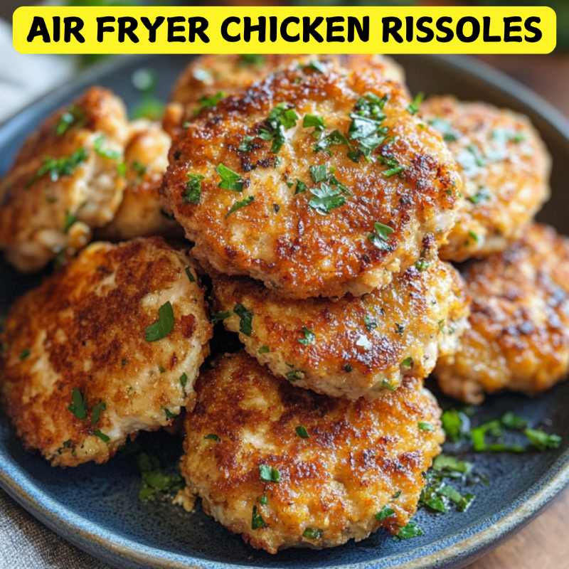 Air Fryer Chicken Rissoles