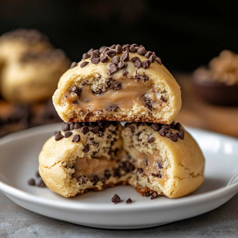 Air Fryer Stuffed Cookie Bombs