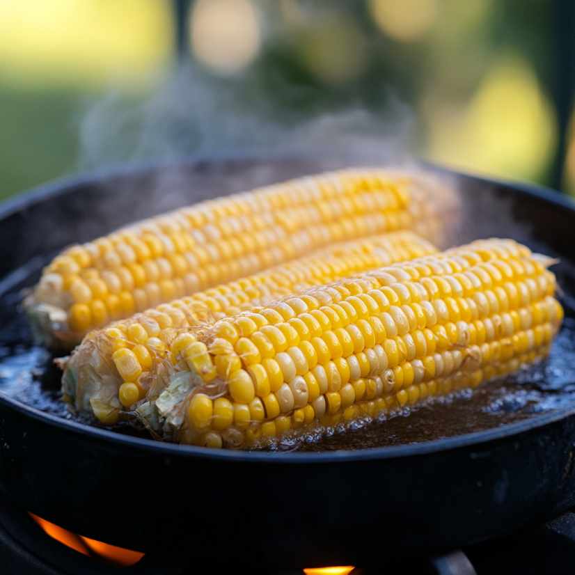 Boiling Corn on the Cob