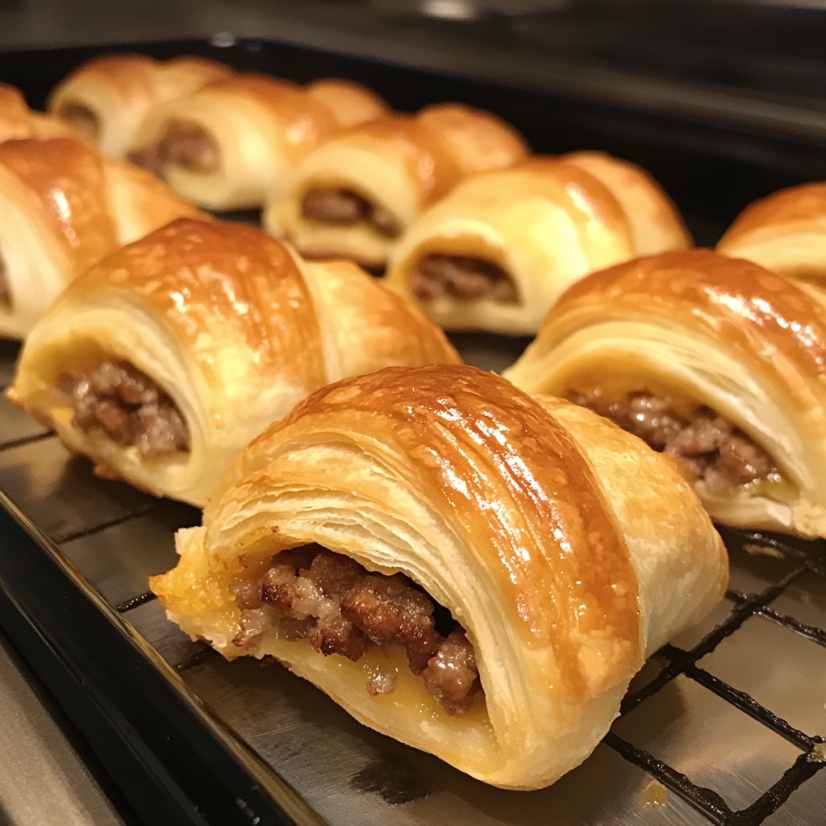 Breakfast Sausage Crescent Rolls