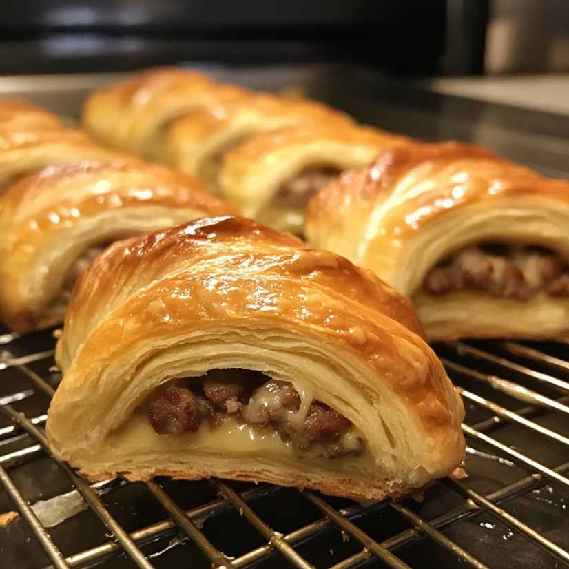 Breakfast Sausage Crescent Rolls