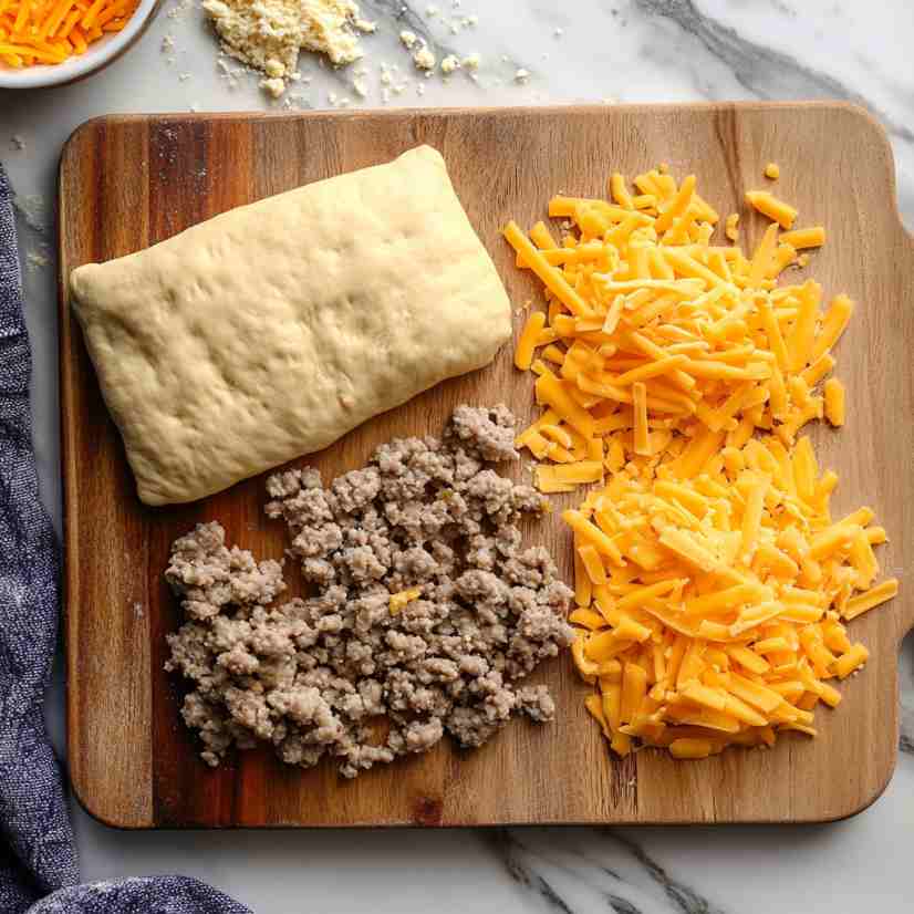 Breakfast Sausage Crescent Rolls Ingredients