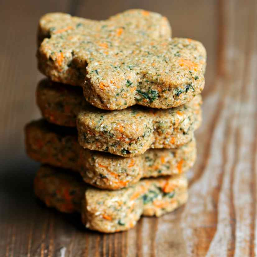 Carrot and Spinach Biscuits