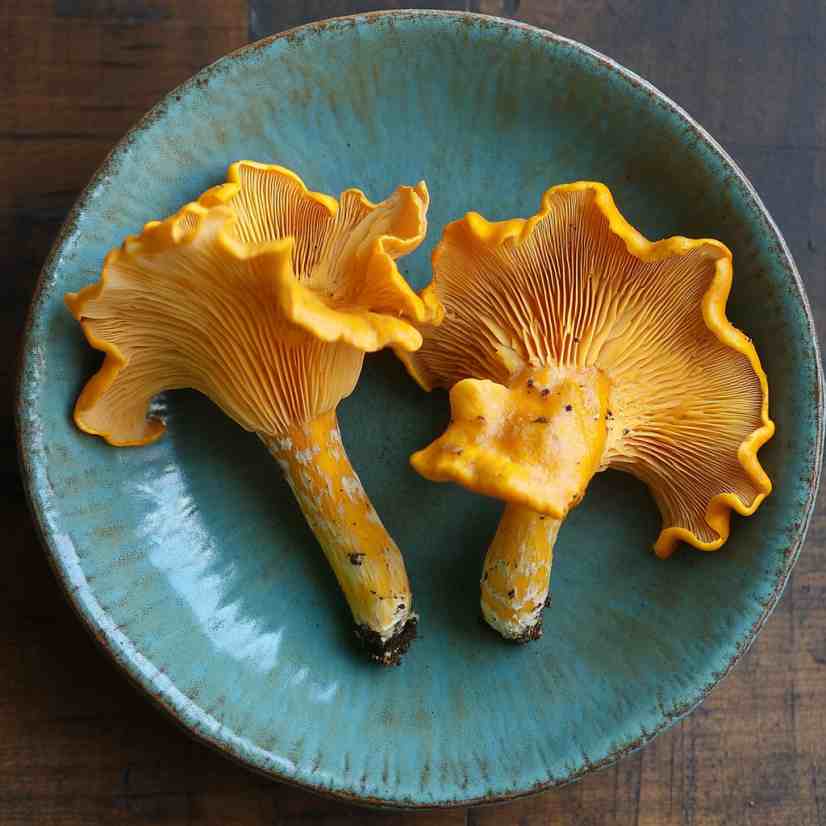 Chanterelles mushroom 