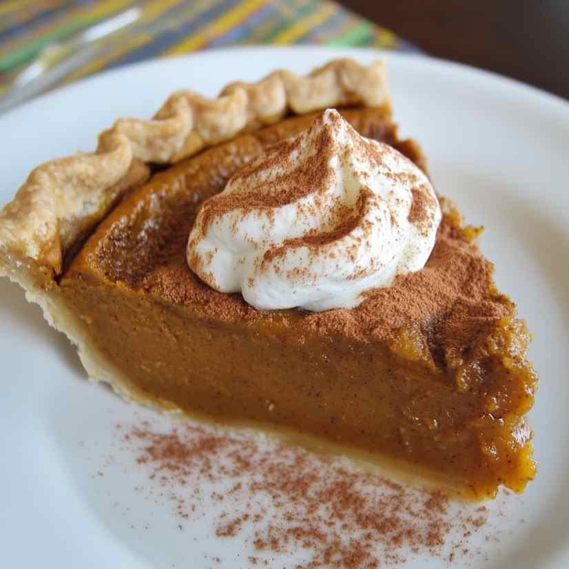 Cinnamon Whiskey Pumpkin Pie