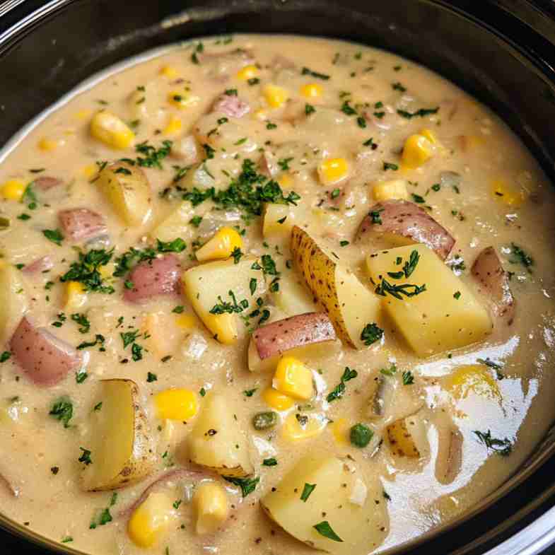 Creamy Potato & Corn Chowder