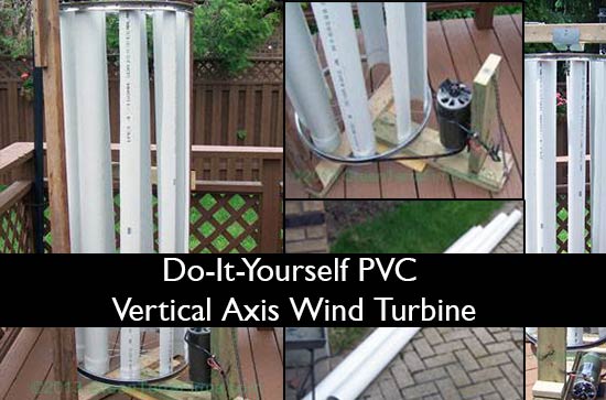 DIY PVC Vertical Axis Wind Turbine