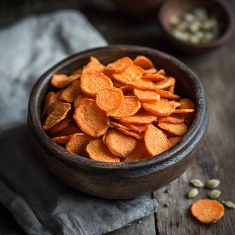 Dried Carrot Chips