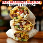 Easy Breakfast Burritos (Freezer Friendly)