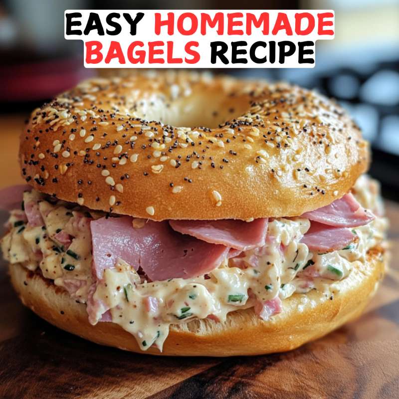 Easy Homemade Bagels - Step by Step Tutorial 