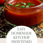 Easy Homemade Ketchup Sweetened With Honey