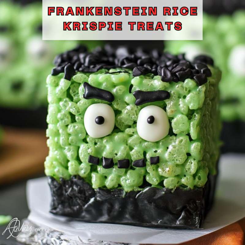 Frankenstein Rice Krispie Treats