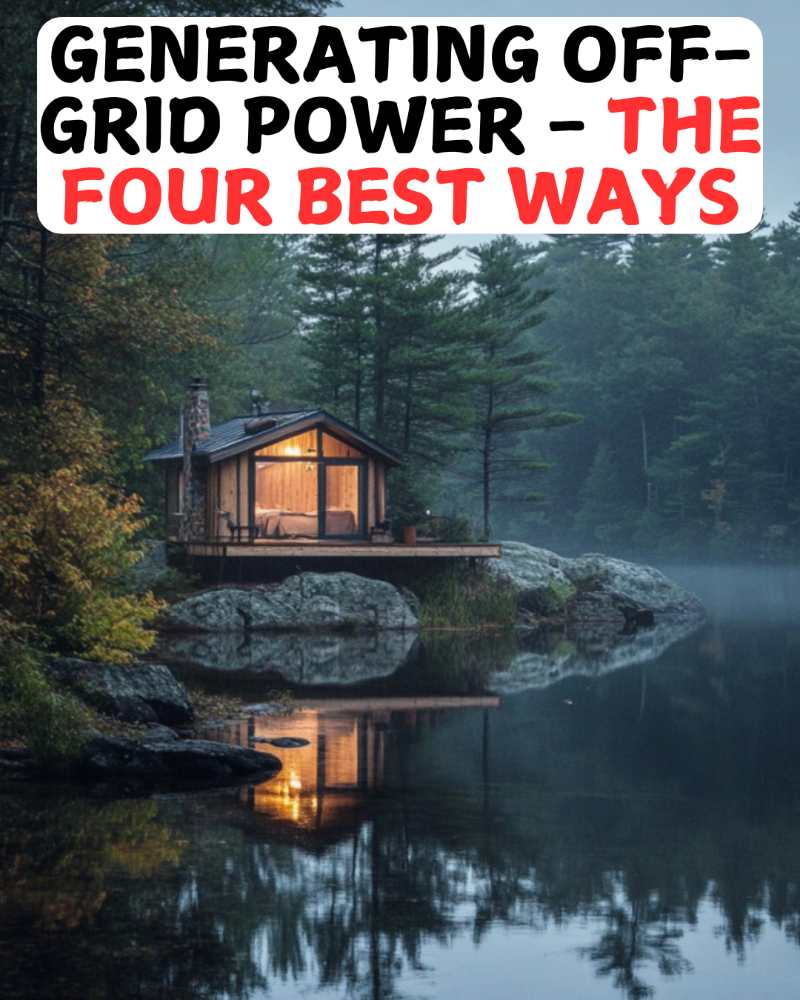 Generating Off-Grid Power - The Four Best Ways