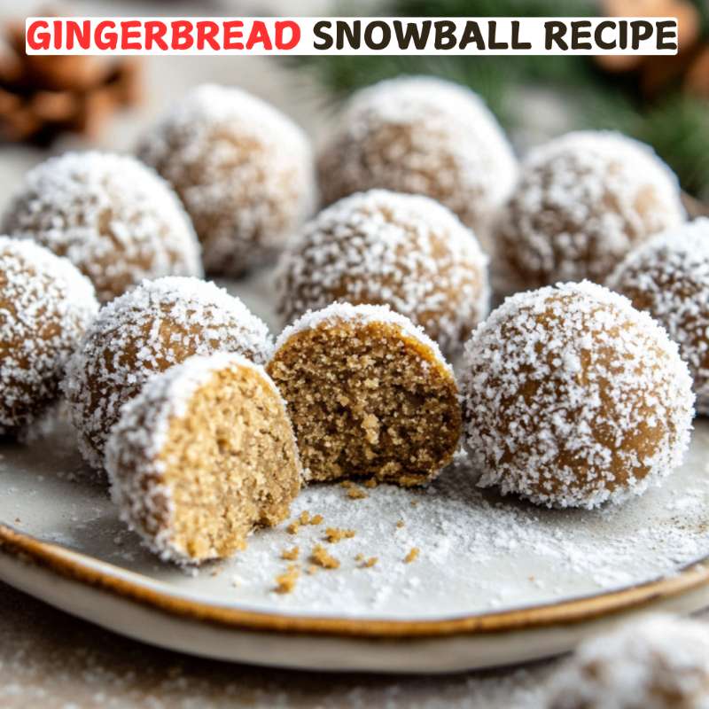 Gingerbread Snowball Recipe