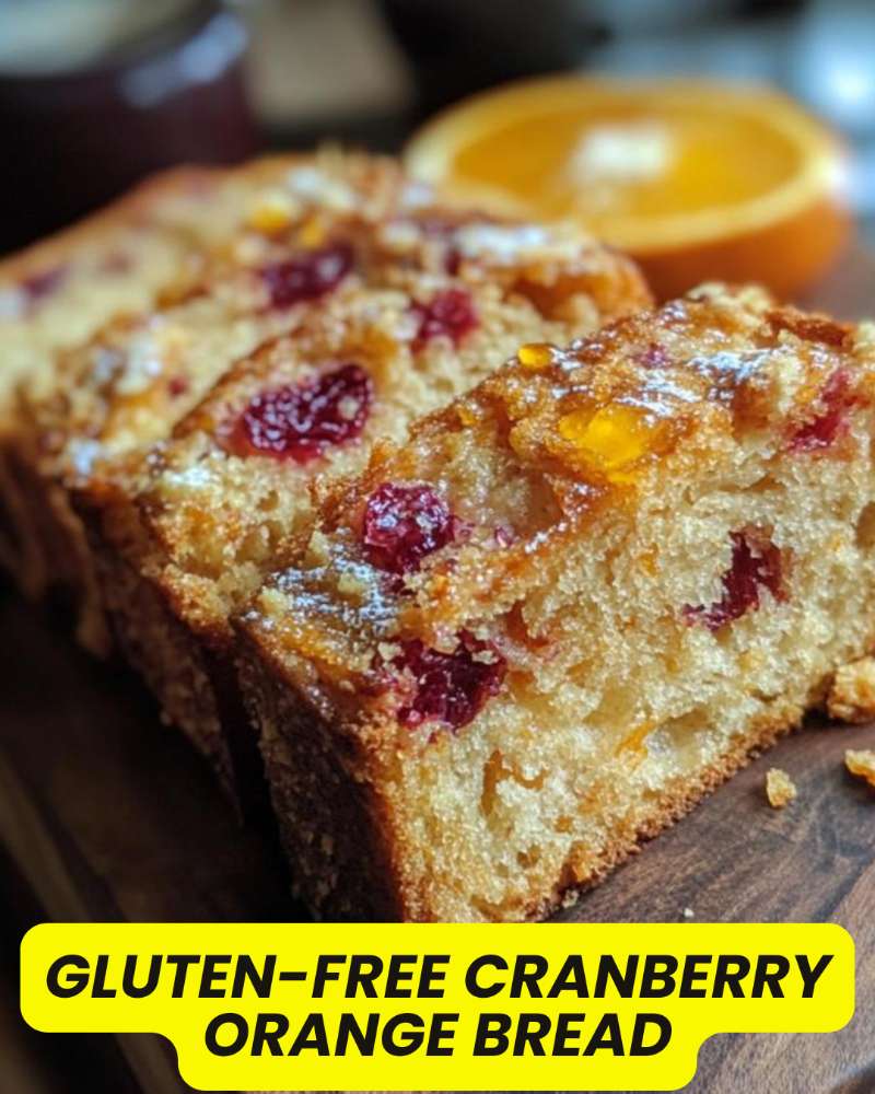 Gluten-Free Cranberry Orange Bread