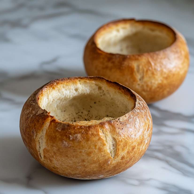 Hollow Out the Bowls Italian Bread Bowls