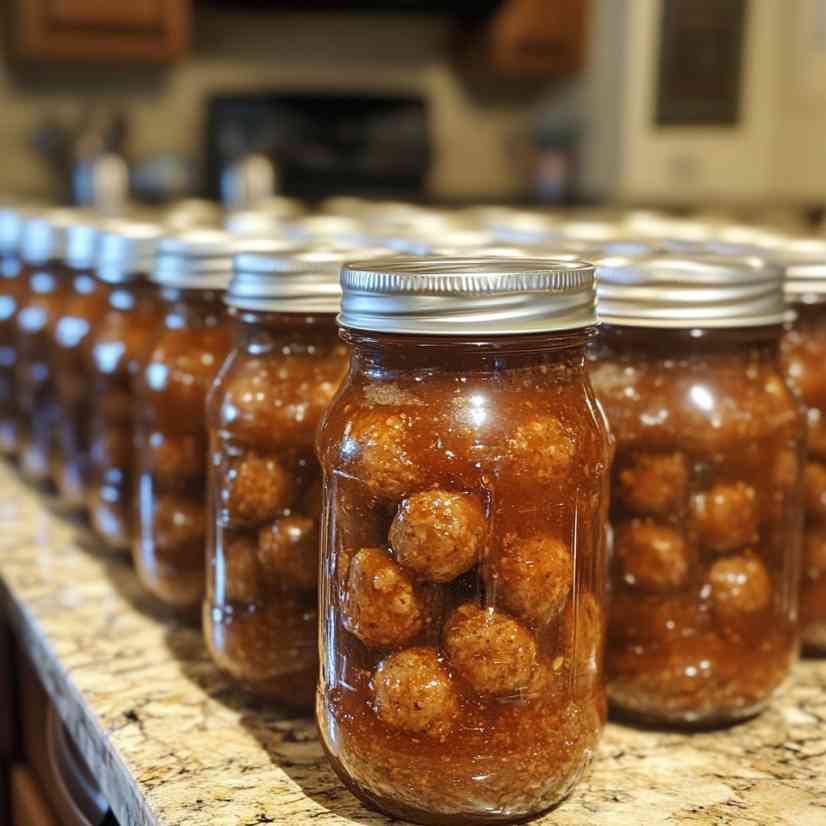 Home Canned Meatballs