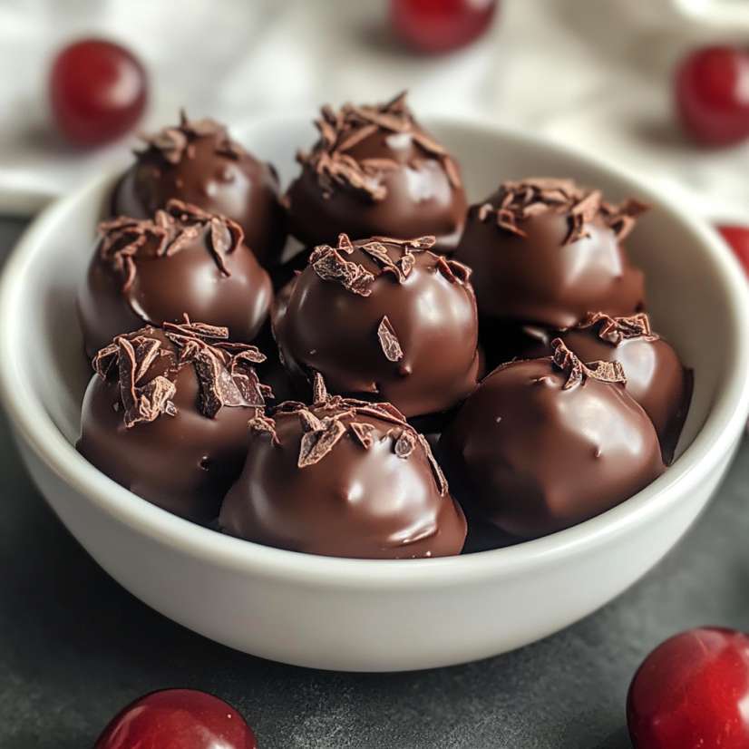 Homemade Chocolate Covered Cherries