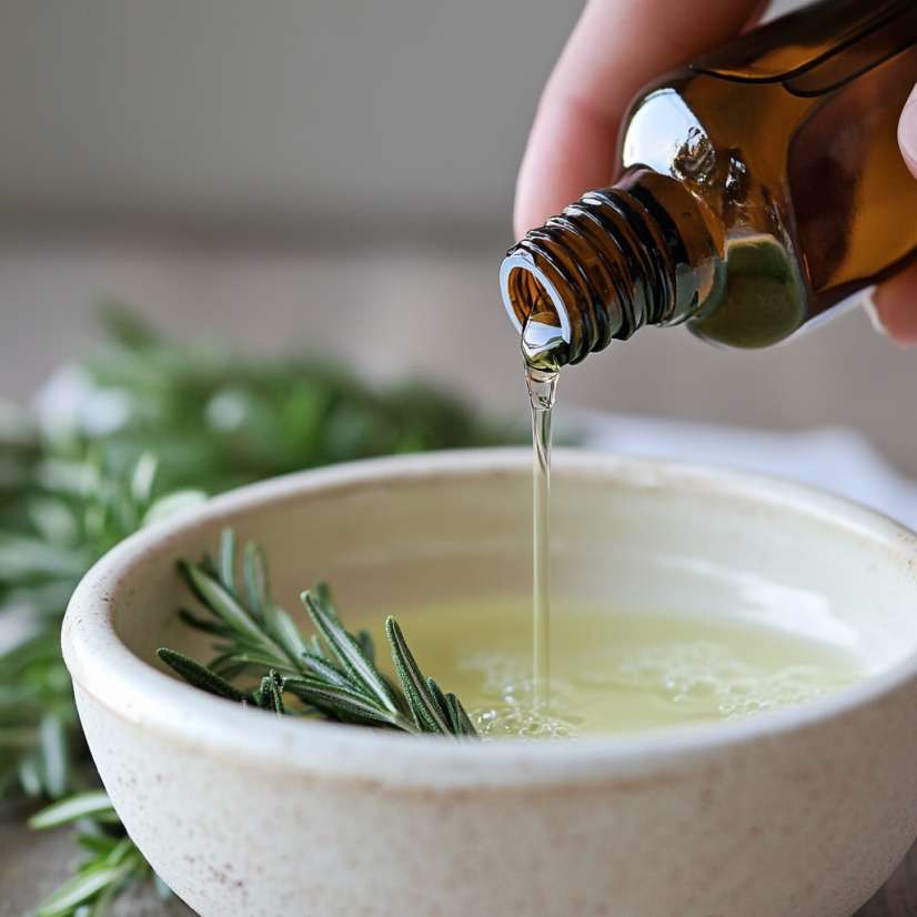 Homemade Rosemary Mint Fabric Softener