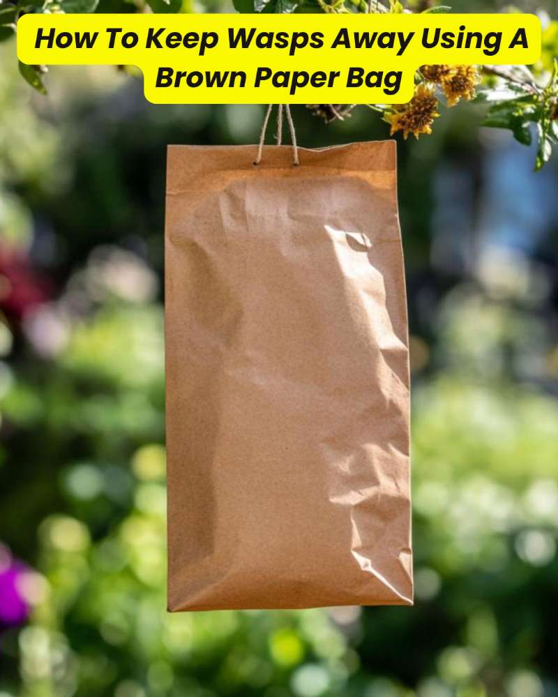 How To Keep Wasps Away Using A Brown Paper Bag