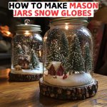 How To Make Mason Jars Snow Globes