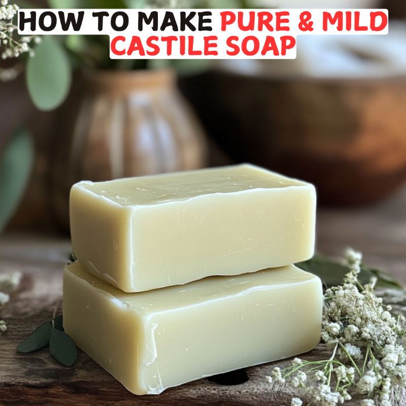 How To Make Pure & Mild Castile Soap