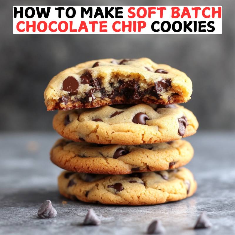 How To Make Soft batch Chocolate Chip Cookies 