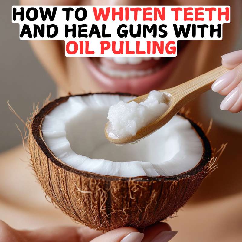 How To Whiten Teeth And Heal Gums With Oil Pulling