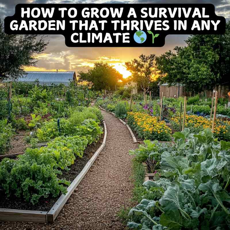 How to Grow a Survival Garden That Thrives in Any Climate