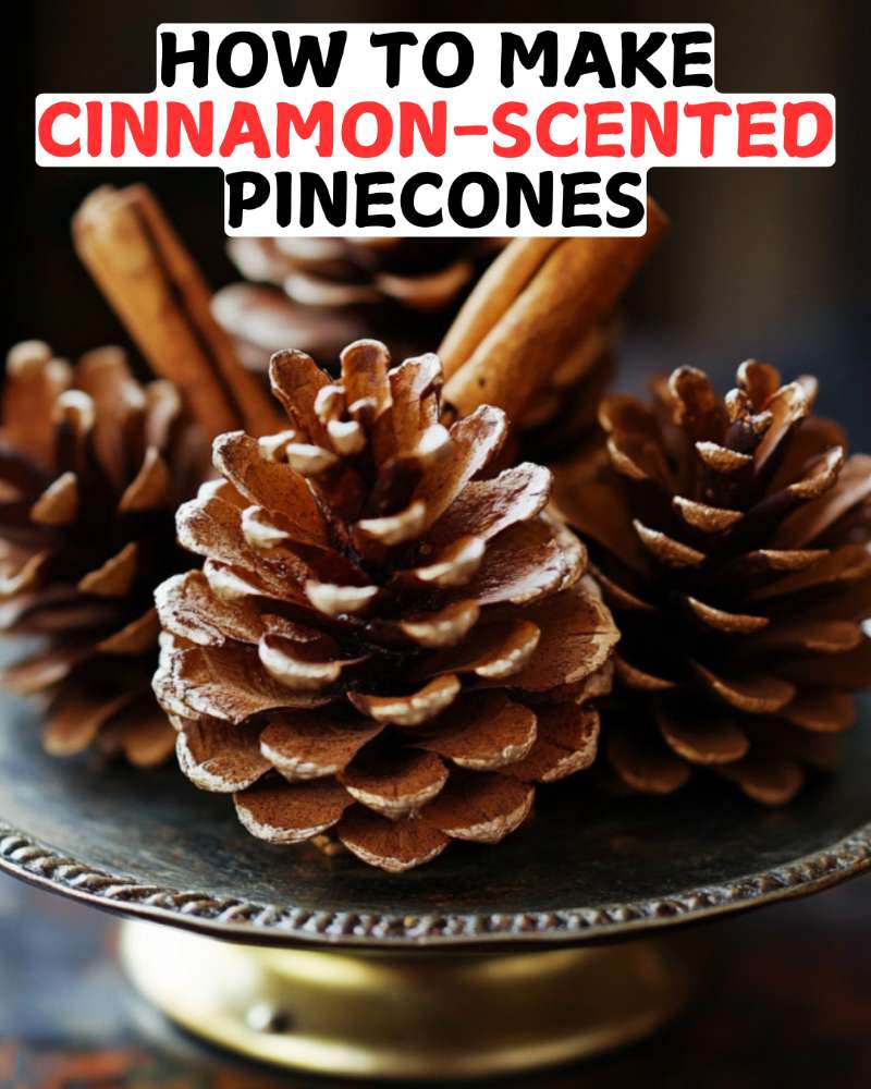 How to Make Cinnamon-Scented Pinecones