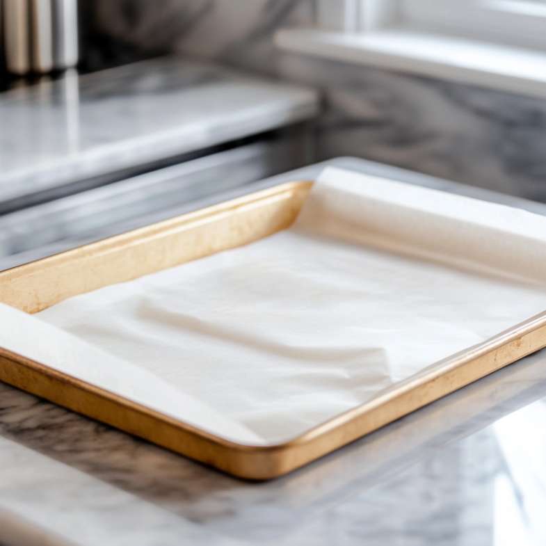 Line Baking Sheets with Parchment Paper