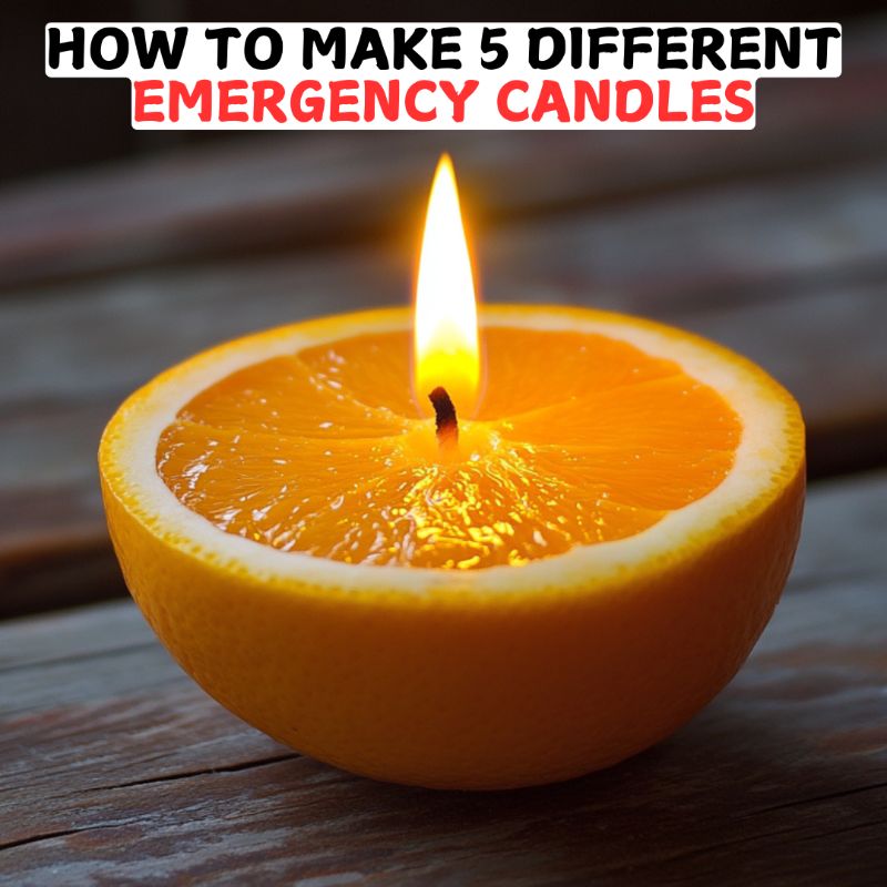 How To Make 5 Different Emergency Candles