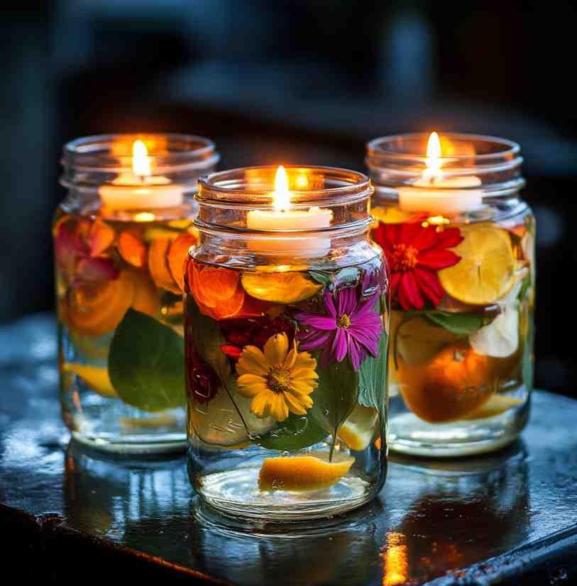 Mason Jar Oil Lamp: A DIY Glow with Natural Scents