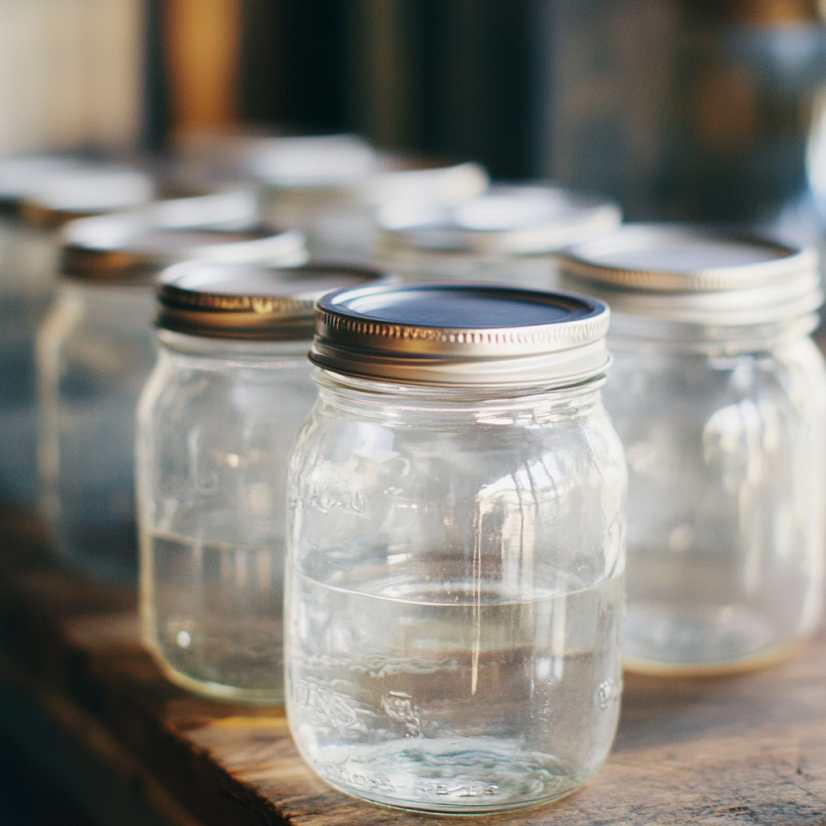 Mason jars with lids (any size works, but wide-mouth jars are easier to work with)