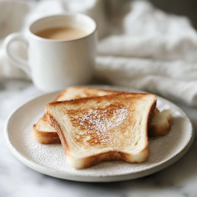 Milk Toast – Toasted bread soaked in warm milk with sugar and cinnamon.