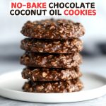 No-Bake Chocolate Coconut Oil Cookies