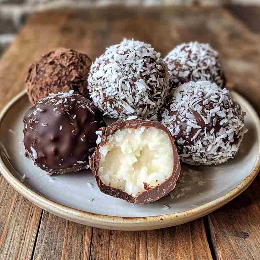 No-Bake Coconut Cream Balls