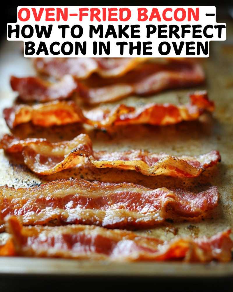 Oven-Fried Bacon – How To Make Perfect Bacon in the Oven