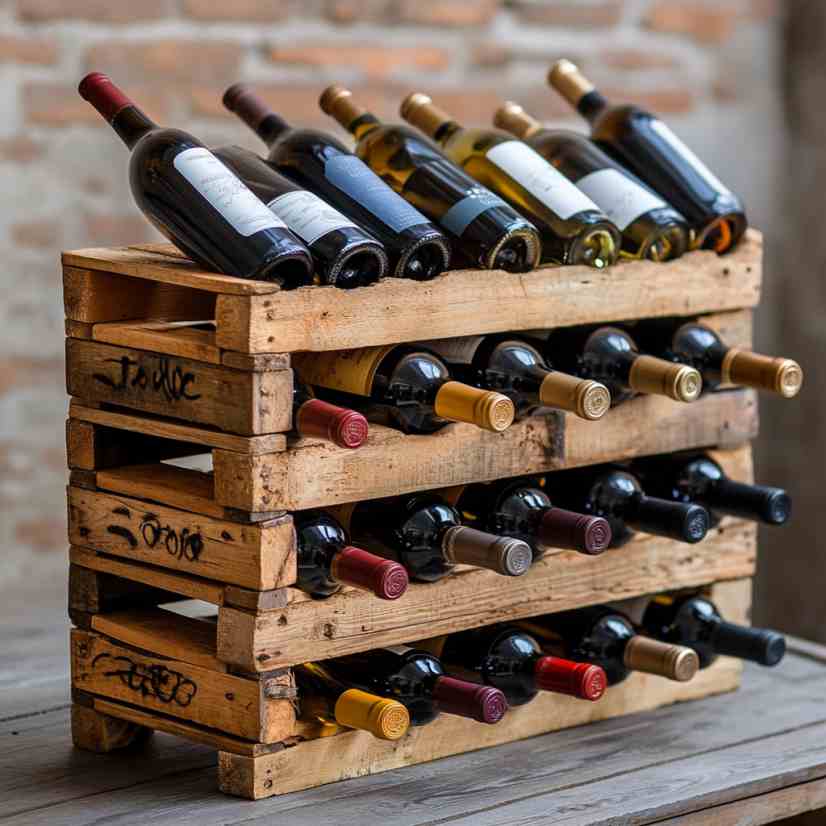 Pallet Wine Rack