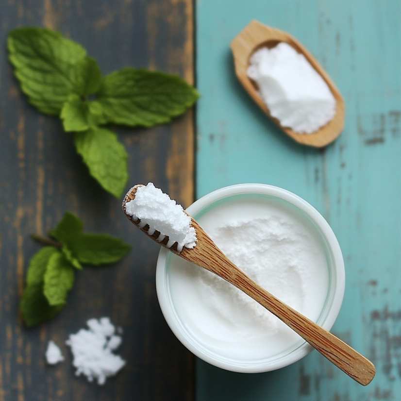 Peppermint and Baking Soda Toothpaste