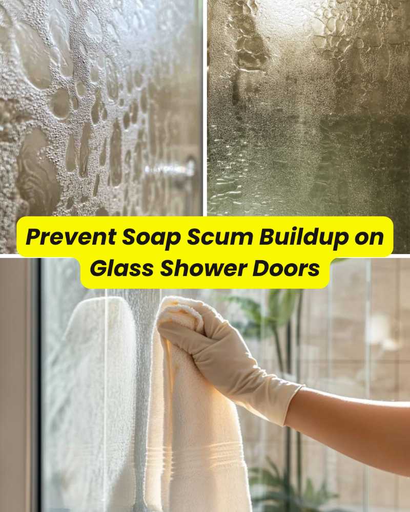 Prevent Soap Scum Buildup on Glass Shower Doors